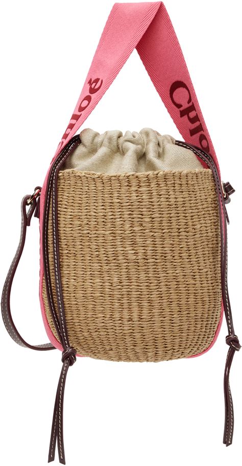 pink chloe bag|chloe small basket bag.